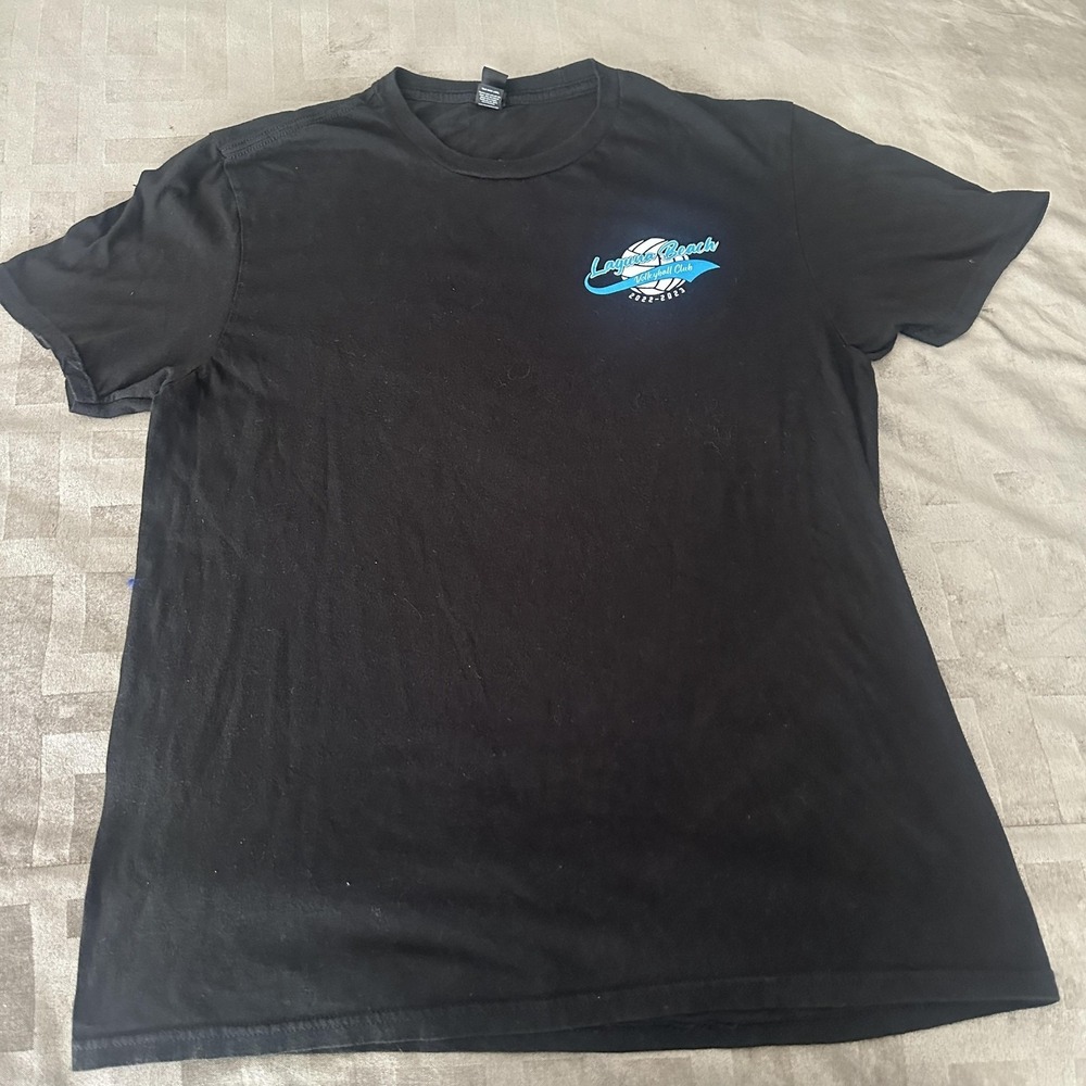 Laguna Beach‎ Volleyball Club Graphic Shirt Mens Medium Black District 2022 2023